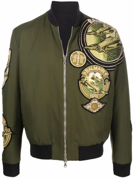 Geacă Balmain verde