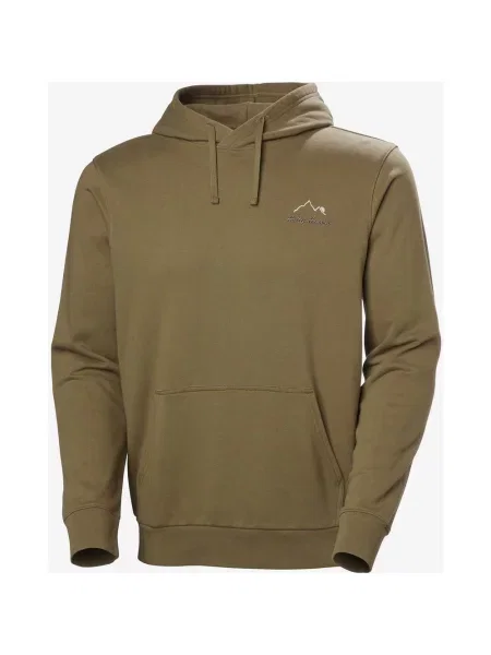 Bluza z kapturem Helly Hansen Massif Graphic trzcina XL zielona