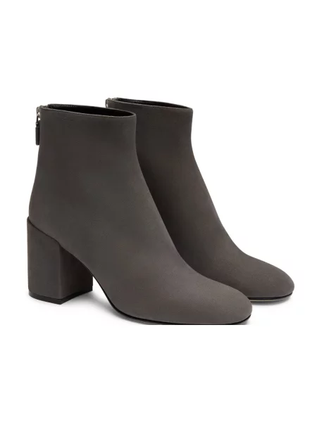 Botki Stuart Weitzman zamszowe szare