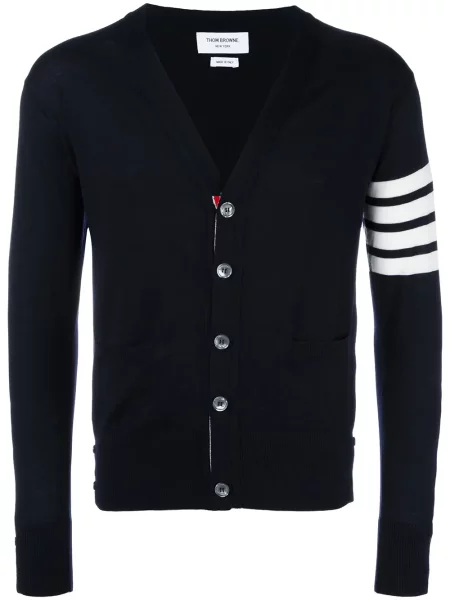 Cardigan Thom Browne tricotate albastru