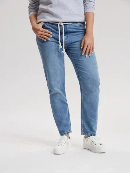 Бойфренди DIVERSE Coredo бавовна/ліоцел блакитний