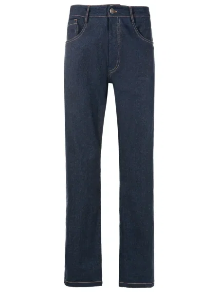 Blugi drepți Amir Slama albastru