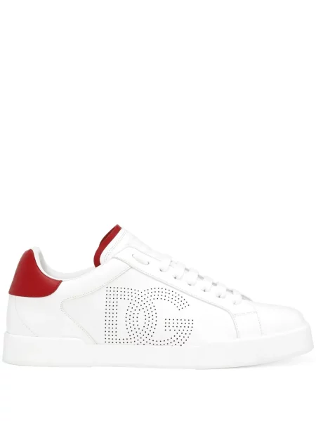 Sneakerși Dolce & Gabbana Portofino alb