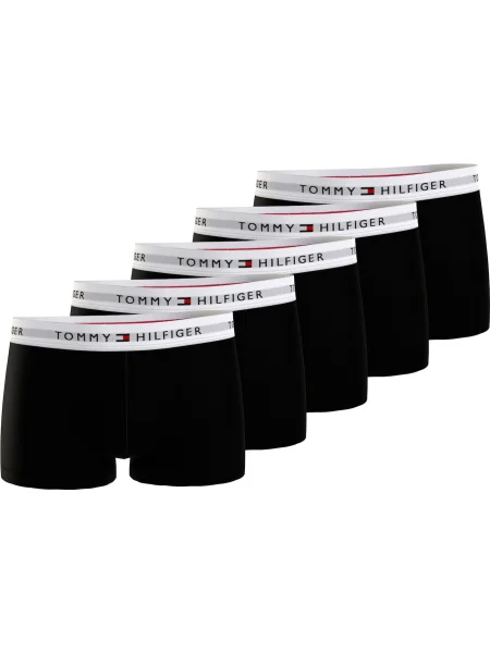 Boxeralsó Tommy Hilfiger Trunk 3 pár black/black/black/black/black. Méret: M fekete