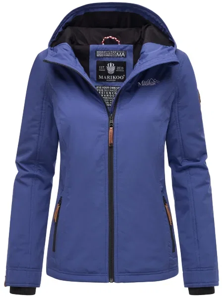 MARIKOO Geacă de primăvară-toamnă Brombeere violet albastru