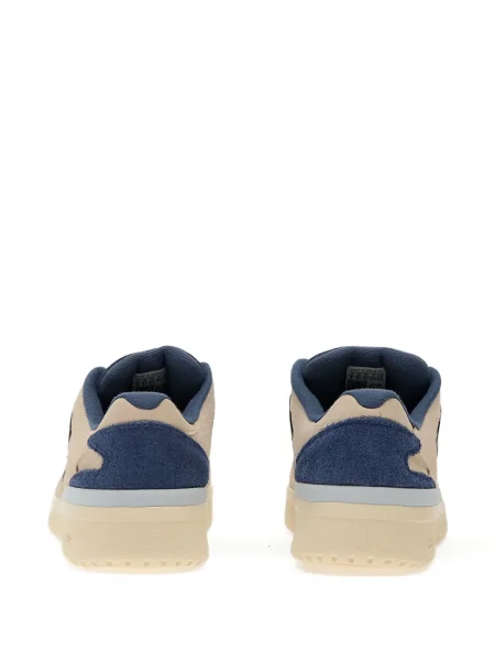 Sneakerși Adidas Gazelle din piele cu bretele albastru