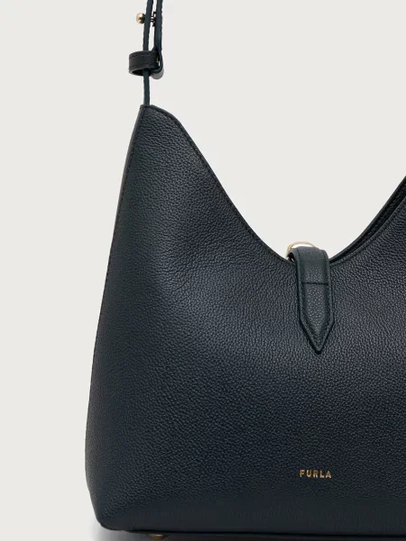 Кожаная сумка хобо Furla