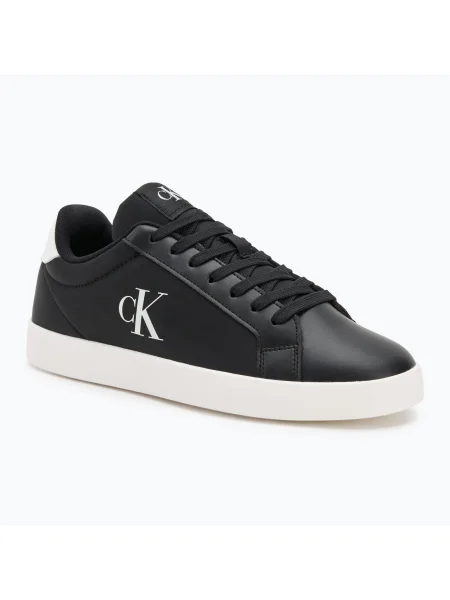 Férfi cipő Calvin Klein 3 Cupsole PU ck black/bright white. Méret: 41 EU fehér