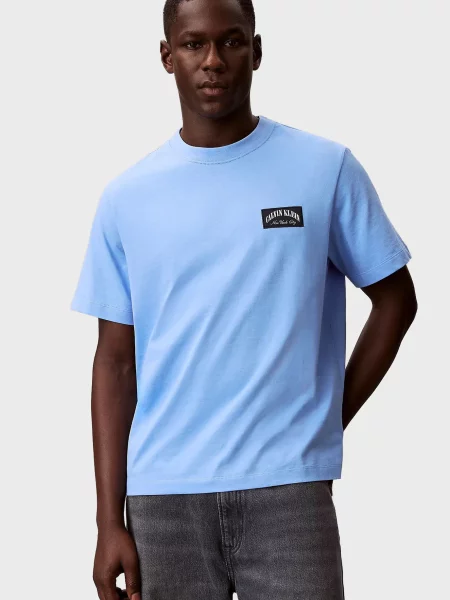 Футболка Calvin Klein Jeans блакитна