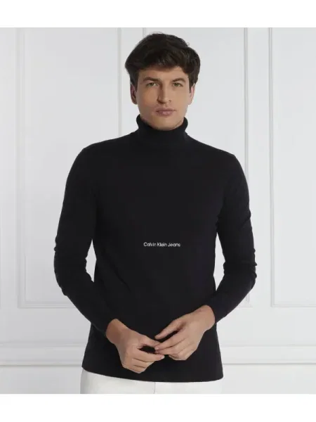 Pulover Calvin Klein Jeans negru