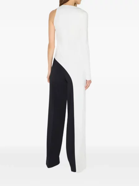Top Elisabetta Franchi din jerseu alb