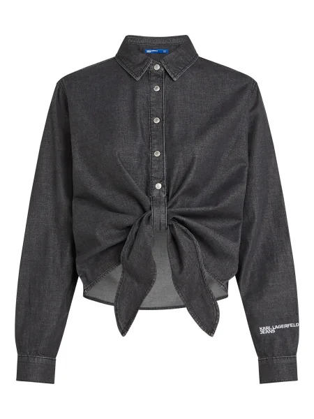 KARL LAGERFELD JEANS Bluza črna