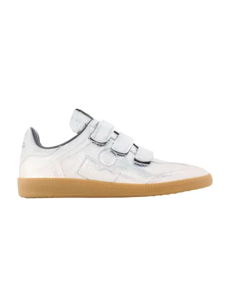 Sneakersy Isabel Marant skórzane szare