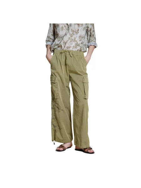 Spodnie cargo Mason's zielone