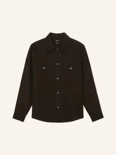 Reiss Cordová Košile Kai olivová