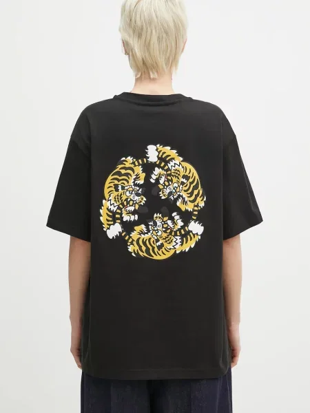 Kenzo tricou din x Verdy cu imprimeu negru