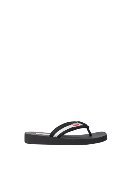 Klapki Kenzo z logo czarne
