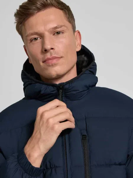 Kurtka puchowa z kapturem o kroju regular fit Tom Tailor Denim