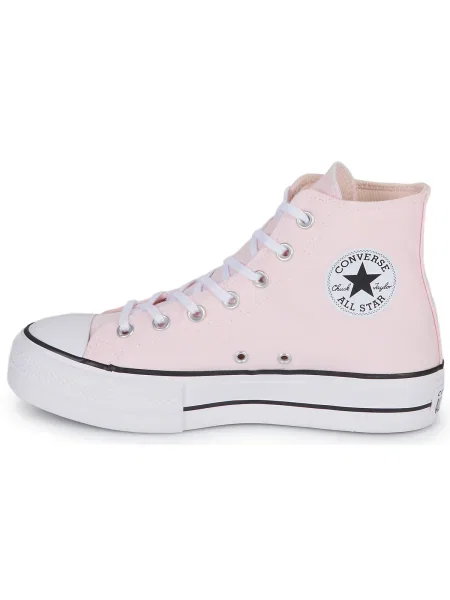 Teniși Converse cu platformă roz