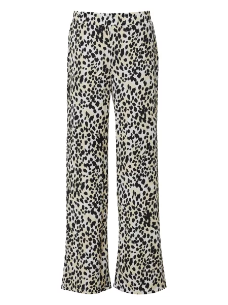 S.Oliver Pantaloni crem / negru alb