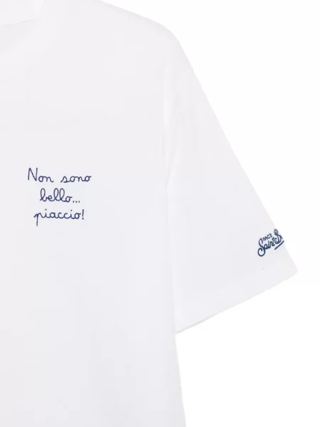 Tricou Mc2 Saint Barth cu broderie alb