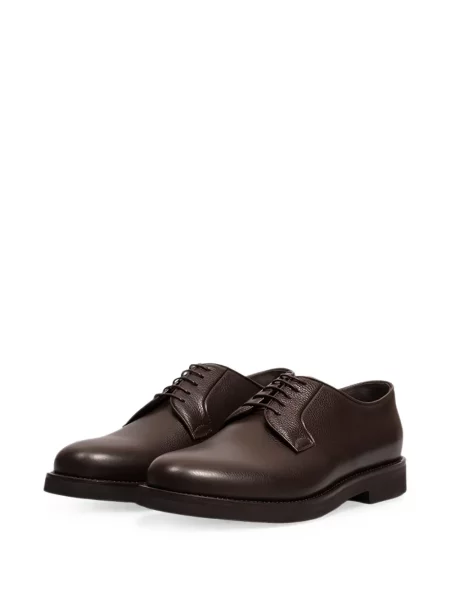 Pantofi derby Peserico din piele maro