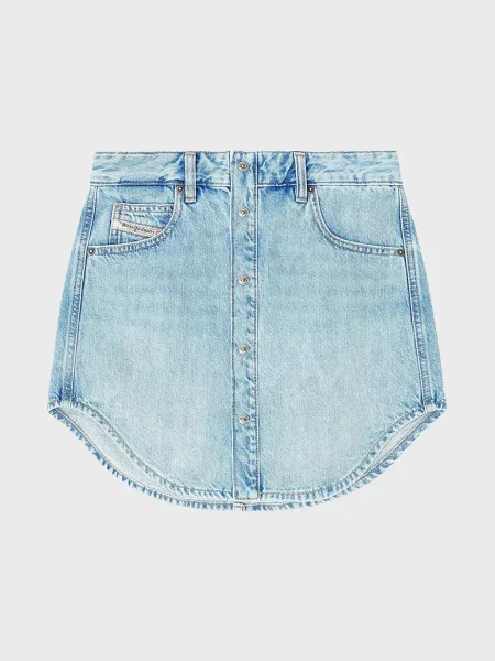 Джинсова спідниця Diesel блакитна
