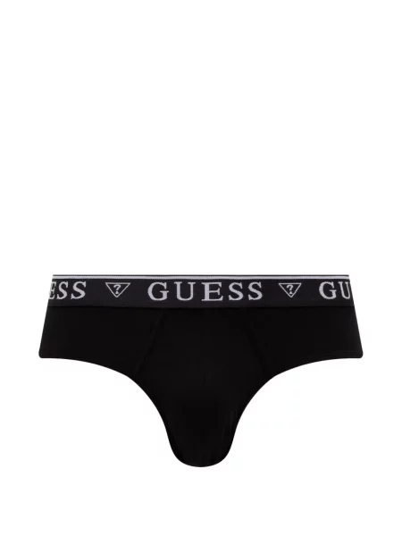 Chiloți multipac Guess cu autograf negru