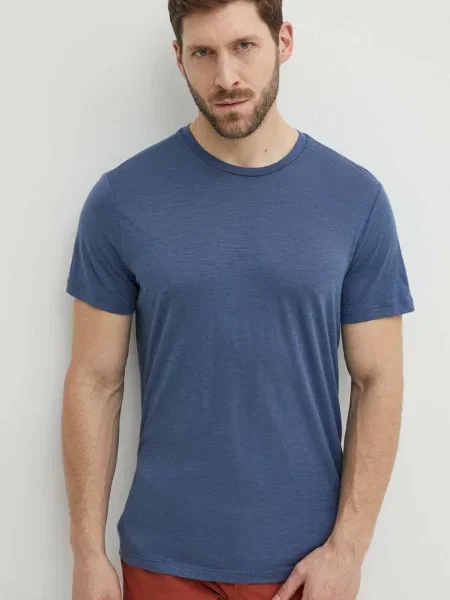 Icebreaker tricou sport Merino Tech Lite III albastru
