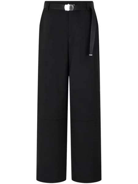 Pantaloni Studio Tomboy de lână negru