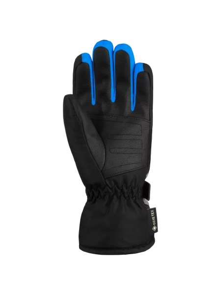 REUSCH FLASH rękawice narciarskie z GORE-TEX JUNIOR czarne/niebieskie czarne