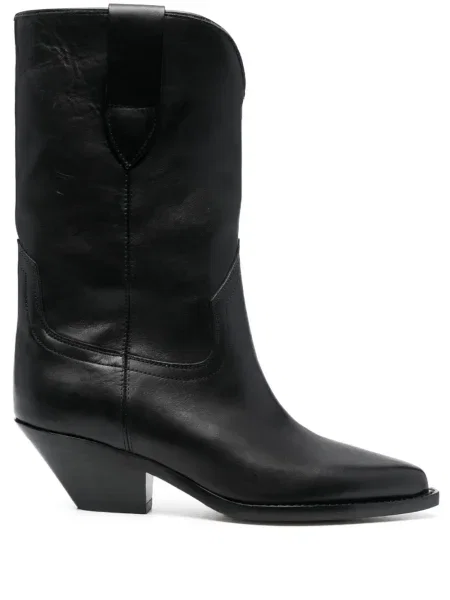 Cizme de cowboy Isabel Marant din piele cowboy negru