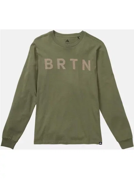 Koszulka z długim rękawem Burton BRTN khaki M zielona
