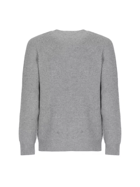 Sweter Mc2 Saint Barth wełniany szary