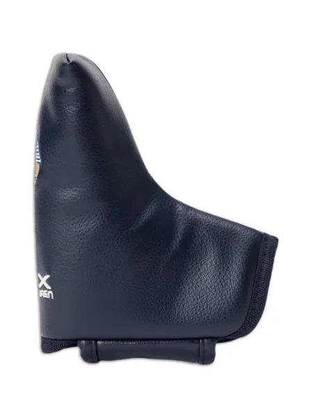 Haftowany sweter z golfem Rlx Ralph Lauren do golfa niebieski