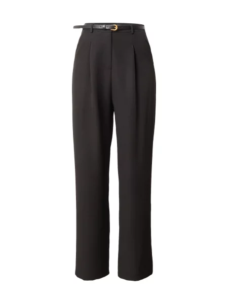 ABOUT YOU Pantaloni cutați Loretta' negru