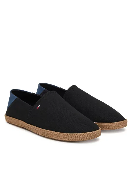 Espadrile Tommy Hilfiger Core črna