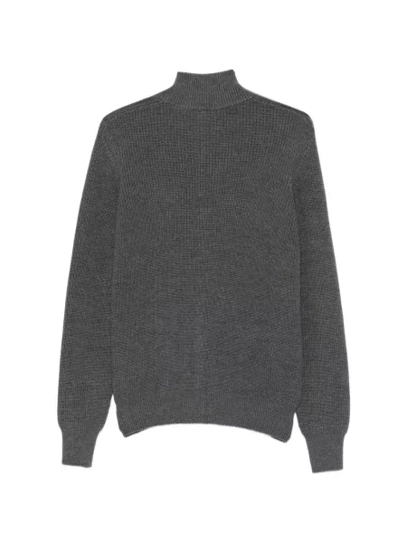 Cardigan Arovescio tricotate gri