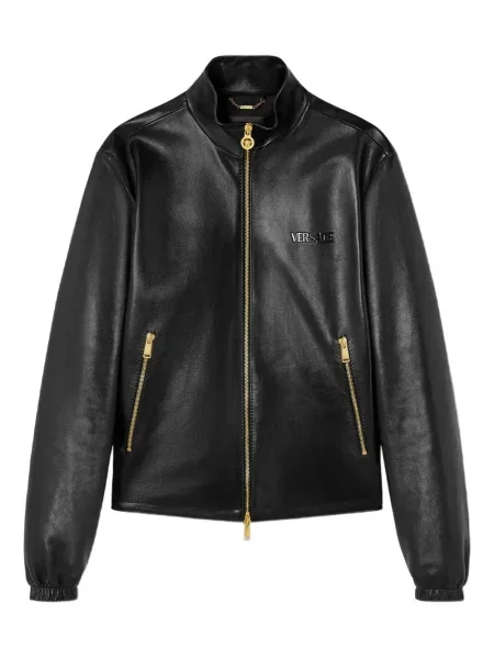 Geanta de piele Versace negru