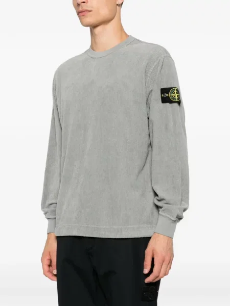 Φούτερ Stone Island κοτλέ πέτρες γκρι