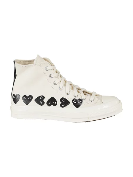 Sneakersy Comme Des Garcons Play w serca białe