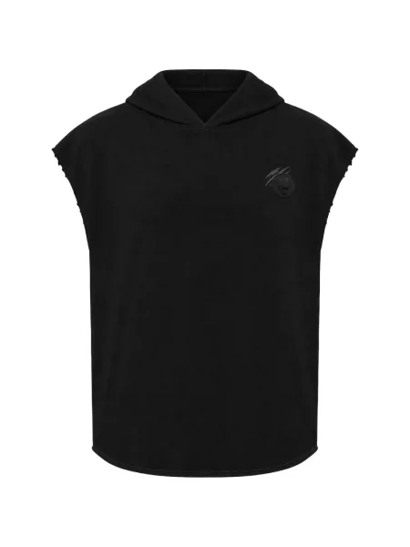 Суичър с качулка Plein Sport черно