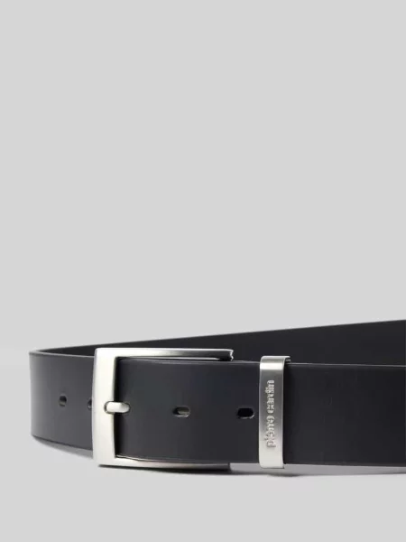 Pasek skórzany ze sprzączką Lloyd Men's Belts czarny