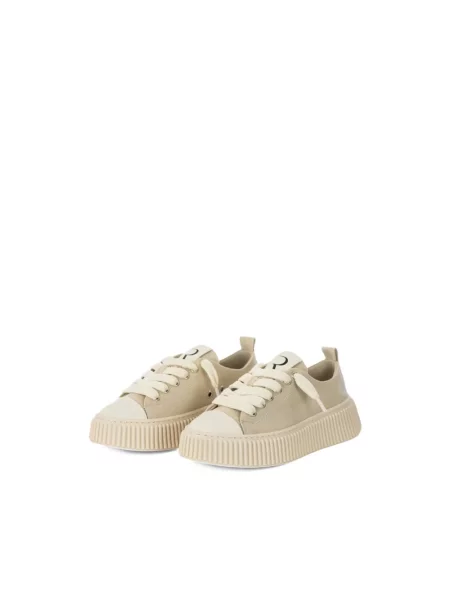 Sneakersy Rhun płócienne beżowe