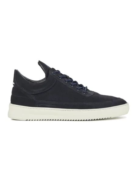 Sneakersy Filling Pieces zamszowe niebieskie