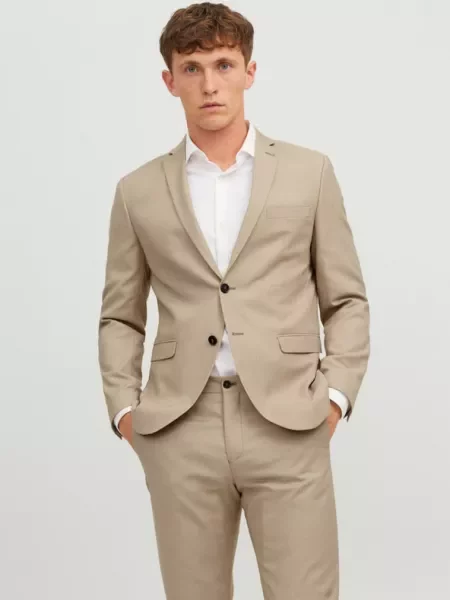 Μπουφάν Jack & Jones μπεζ