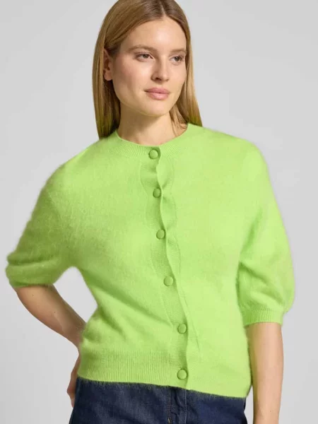 Kardigan rozpinany z Mieszanka bawełny i kaszmiru z Rękaw o dł. Herzen's