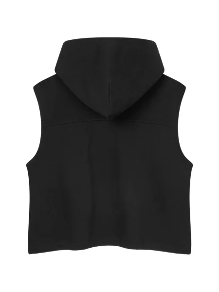 Αμάνικο hoodie Tomboy με κορδόνι μαύρο