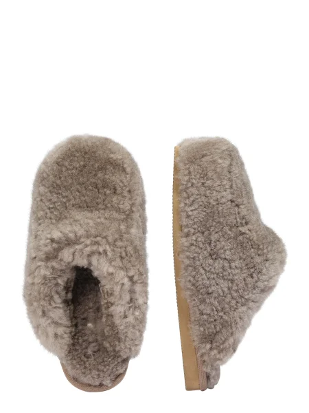 SHEPHERD Papuci de casă JENNY taupe gri