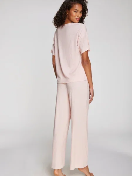 S.Oliver Pantaloni de pijama roz